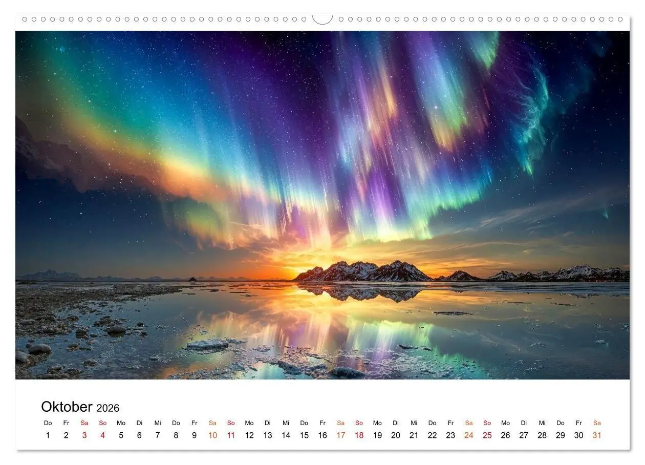 Bild: 9783516658309 | Aurora Borealis - Polarlicht Nordlicht (Wandkalender 2026 DIN A2...