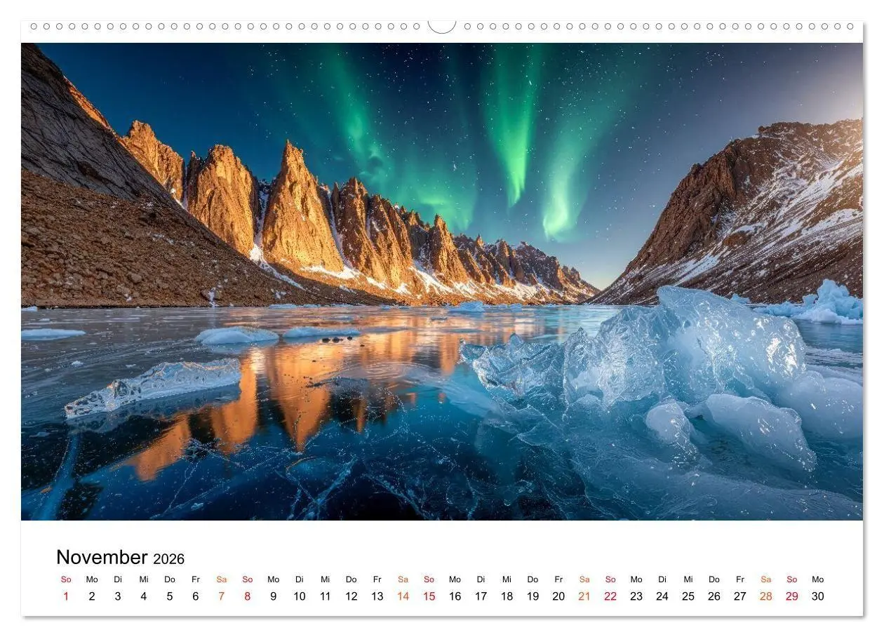Bild: 9783516658309 | Aurora Borealis - Polarlicht Nordlicht (Wandkalender 2026 DIN A2...