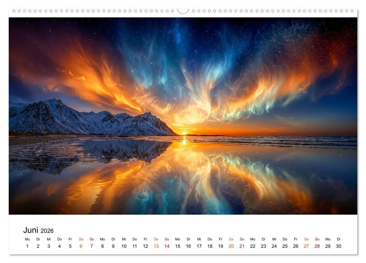 Bild: 9783516658309 | Aurora Borealis - Polarlicht Nordlicht (Wandkalender 2026 DIN A2...