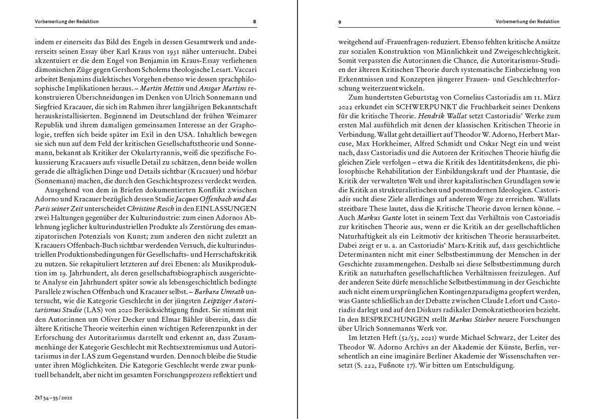 Bild: 9783866748309 | Zeitschrift für kritische Theorie / Zeitschrift für kritische...