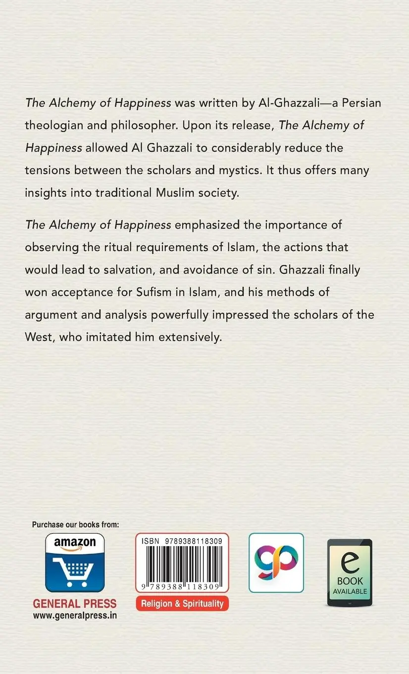 Rückseite: 9789388118309 | The Alchemy of Happiness | Al-Ghazzali | Buch | Gebunden | Englisch