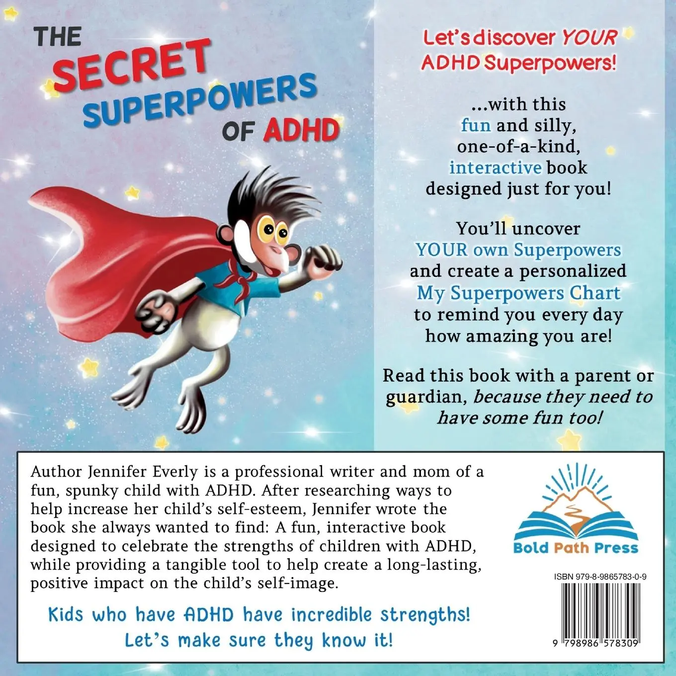 Rückseite: 9798986578309 | The Secret Superpowers of ADHD | Jennifer Everly | Taschenbuch | 2022