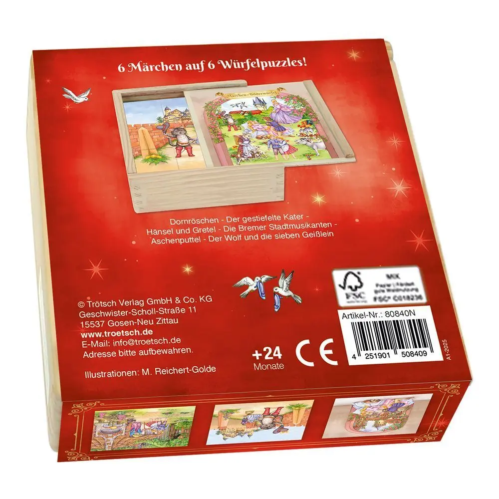 Bild: 4251901508409 | TRÖTSCH - Bilderwürfel Puzzle Märchen Ab 2 Jahren | Co.KG | 1 S.