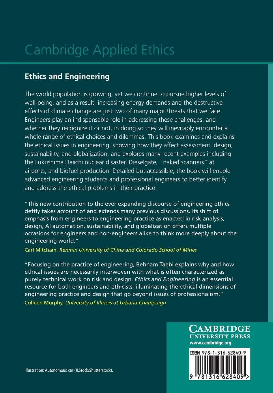 Rückseite: 9781316628409 | Ethics and Engineering | Behnam Taebi | Taschenbuch | Englisch | 2021