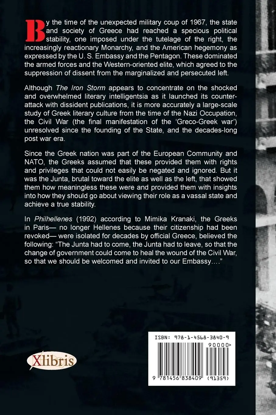 Rückseite: 9781456838409 | The Iron Storm | Thomas Doulis | Taschenbuch | Kartoniert / Broschiert
