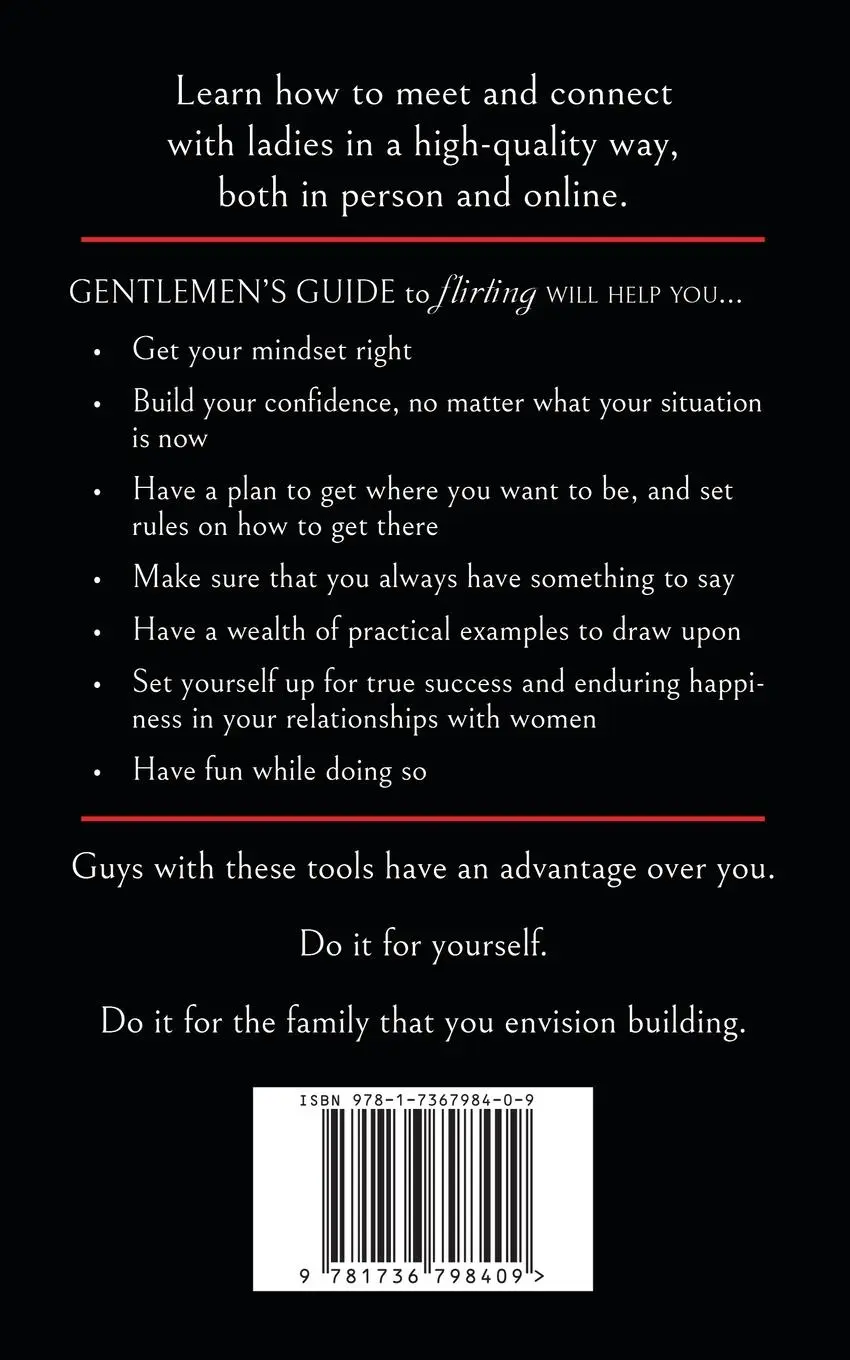 Rückseite: 9781736798409 | Gentlemen's Guide to Flirting | David Sharpe | Taschenbuch | Englisch