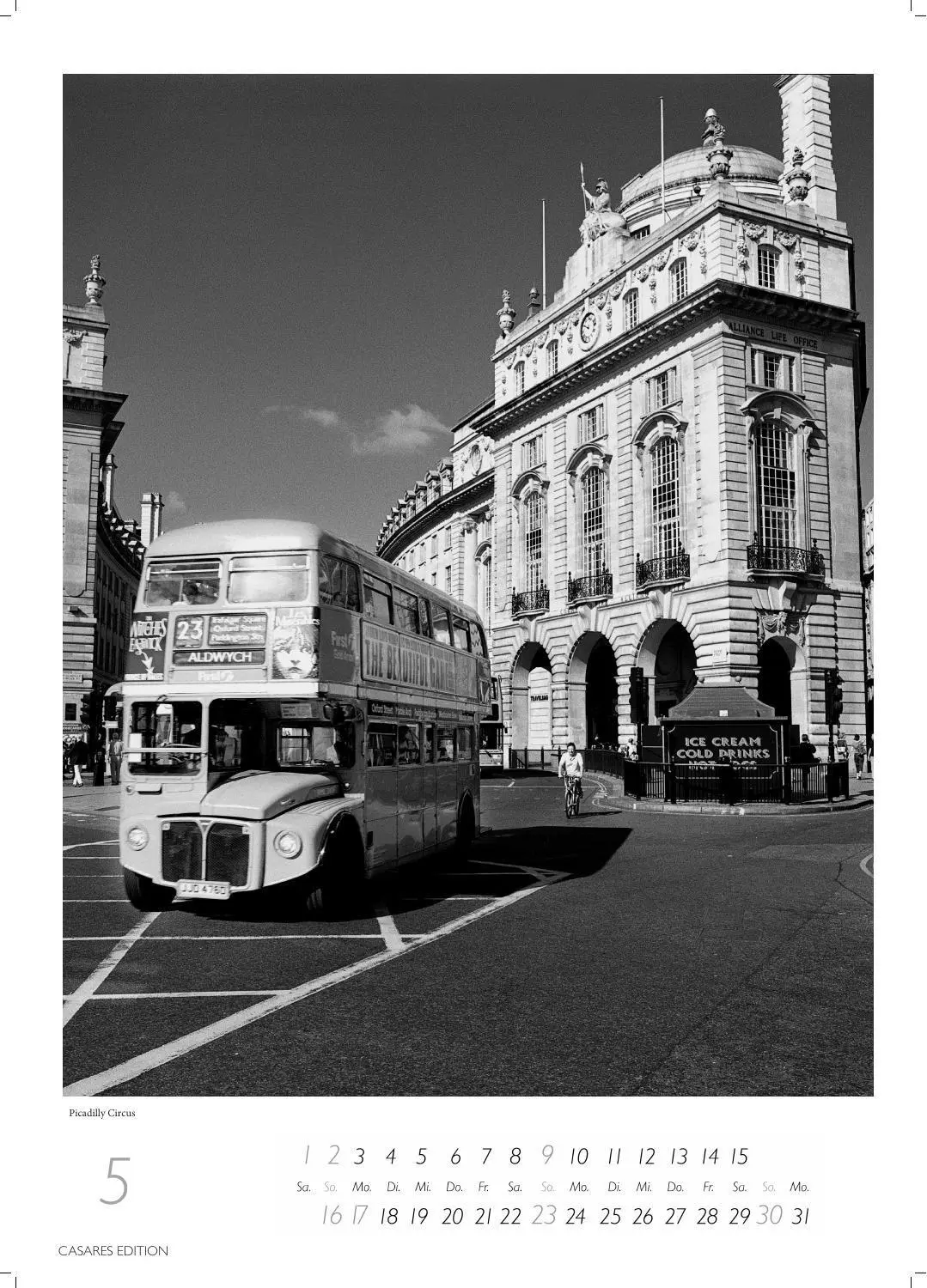 Bild: 9781835248409 | London schwarz-weiss Kalender 2027 - Wandkalender Fotokalender...
