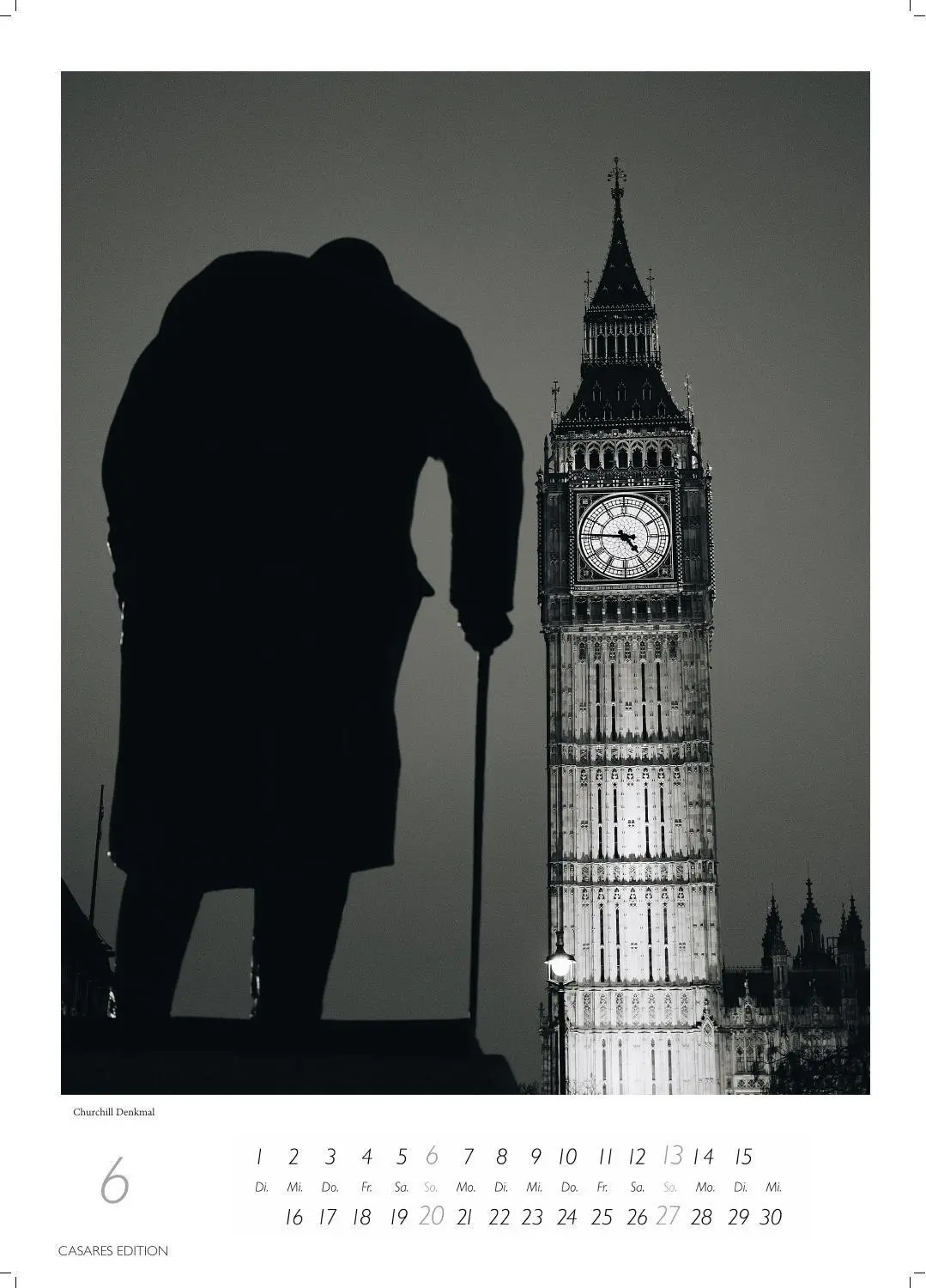 Bild: 9781835248409 | London schwarz-weiss Kalender 2027 - Wandkalender Fotokalender...