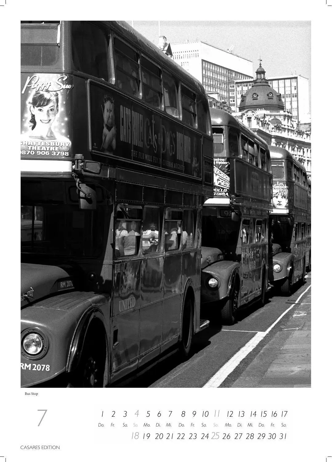 Bild: 9781835248409 | London schwarz-weiss Kalender 2027 - Wandkalender Fotokalender...