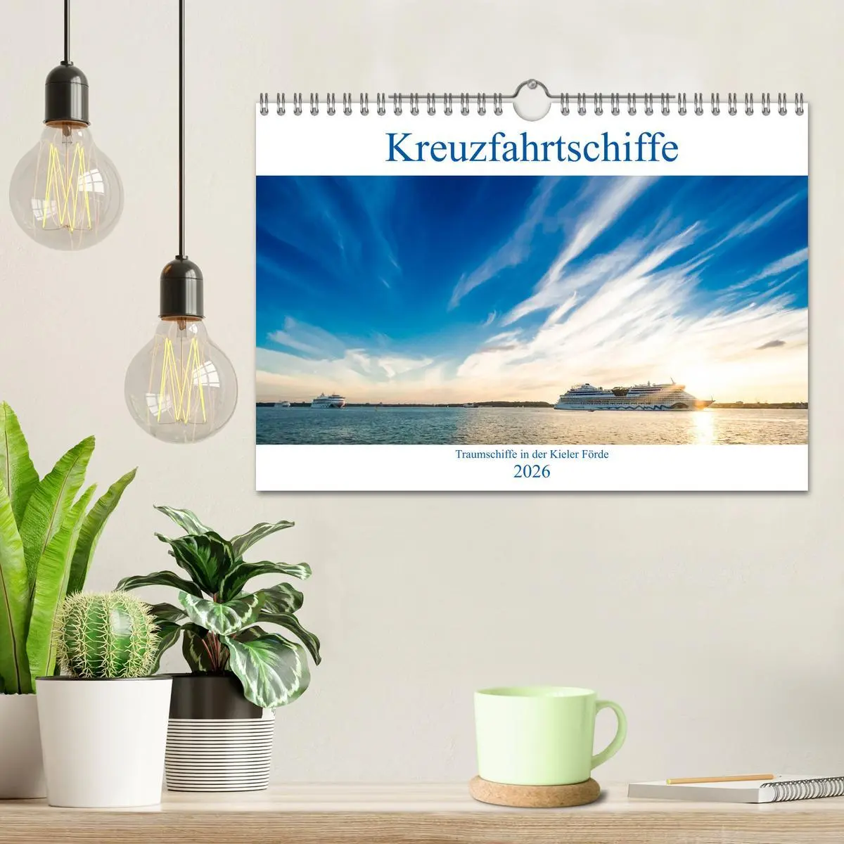 Bild: 9783457868409 | Kreuzfahrtschiffe 2026 (Wandkalender 2026 DIN A4 quer), CALVENDO...