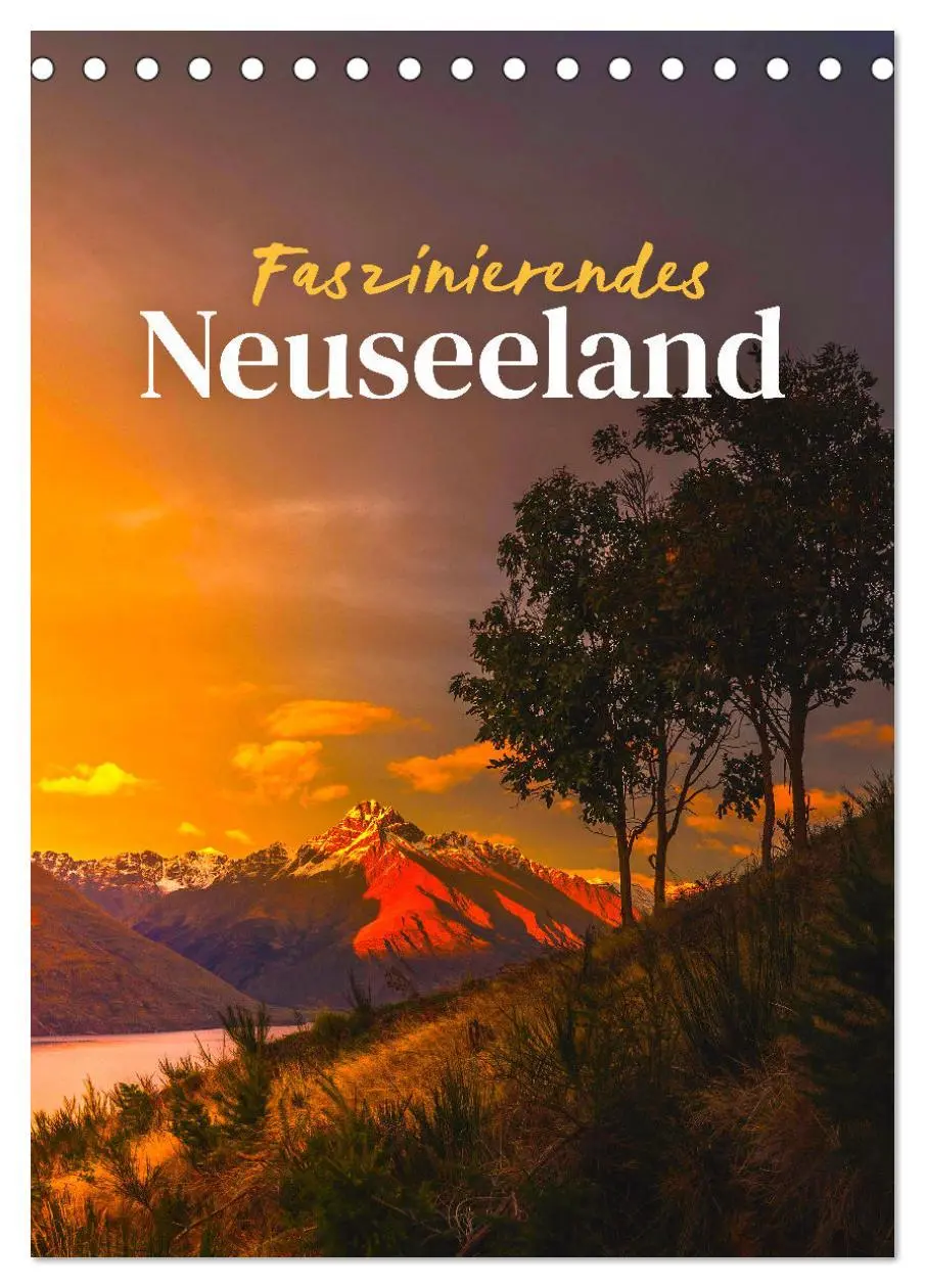 Cover: 9783516338409 | Faszinierendes Neuseeland (Tischkalender 2026 DIN A5 hoch),...