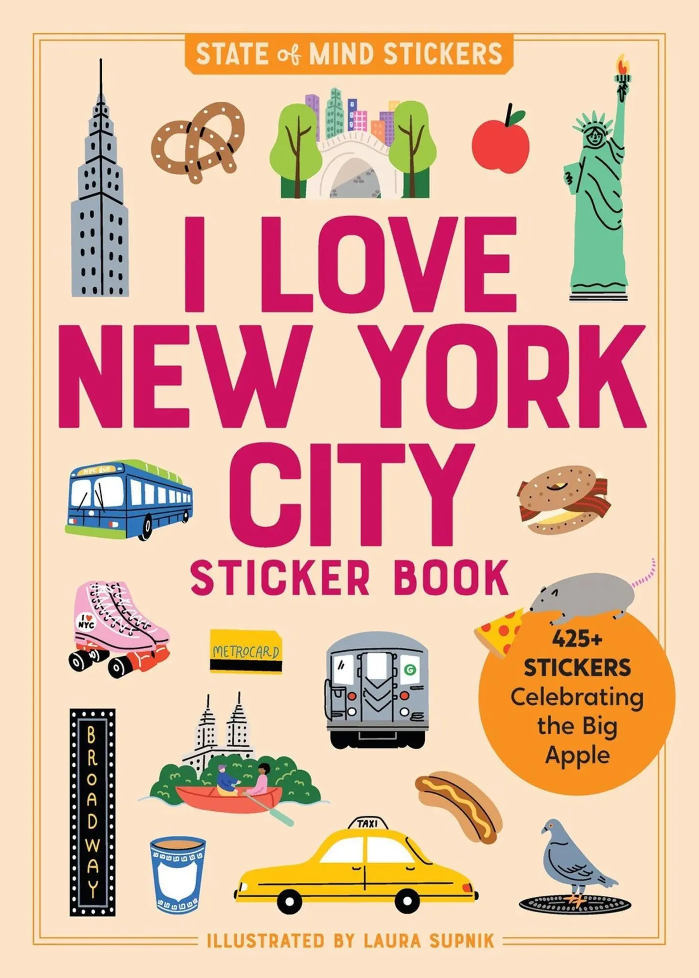 Cover: 9781523528509 | I Love New York City Sticker Book | Laura Supnik (u. a.) | Taschenbuch