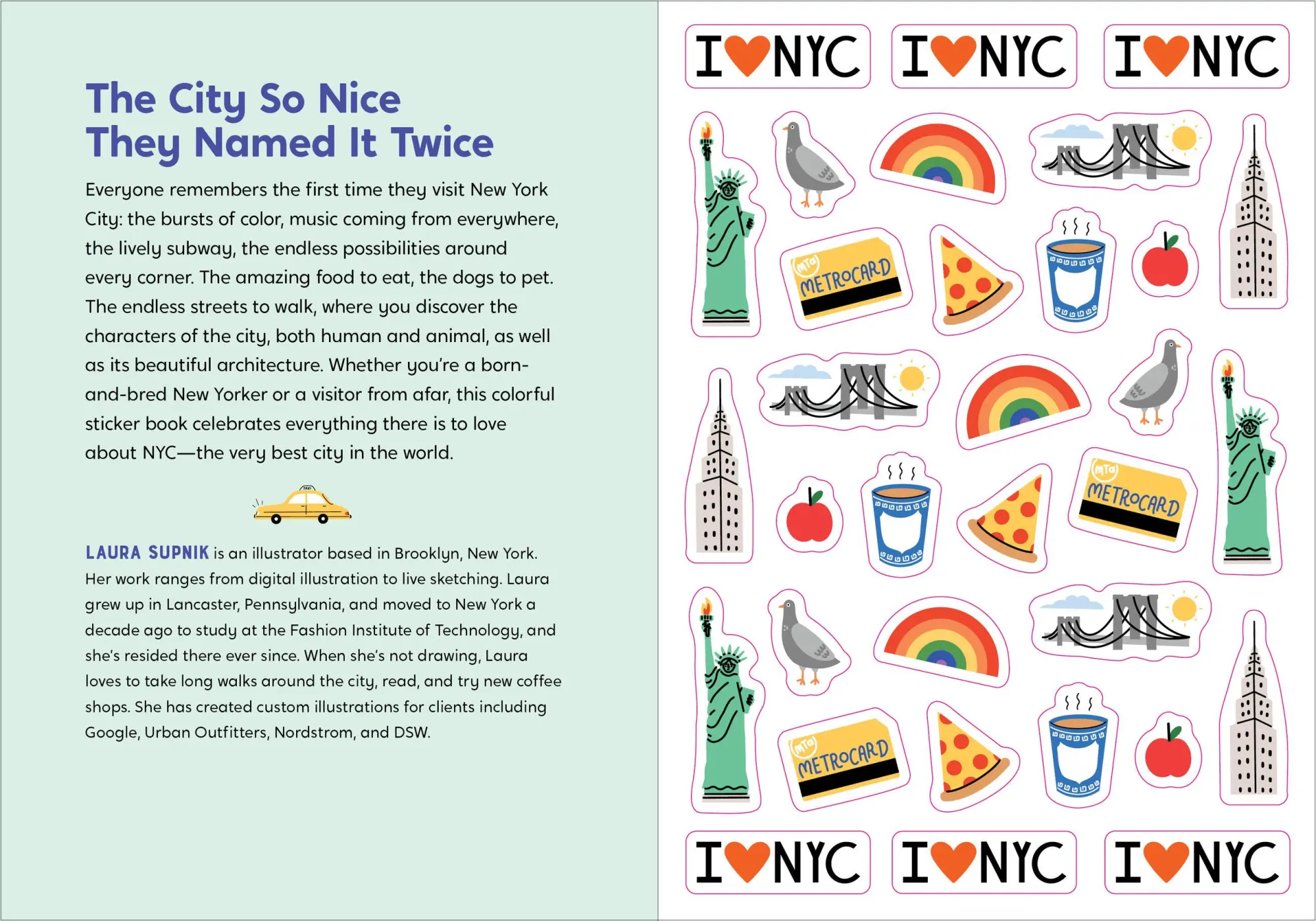Bild: 9781523528509 | I Love New York City Sticker Book | Laura Supnik (u. a.) | Taschenbuch