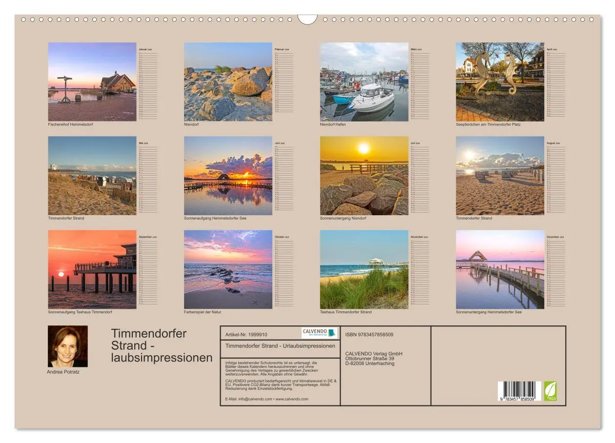 Bild: 9783457858509 | Timmendorfer Strand - Urlaubsimpressionen (Wandkalender 2026 DIN A2...