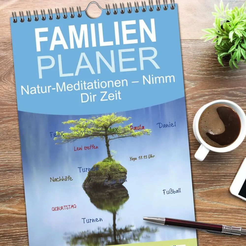Bild: 9783516498509 | Familienplaner 2026 - Natur-Meditationen - Nimm Dir Zeit mit 5...