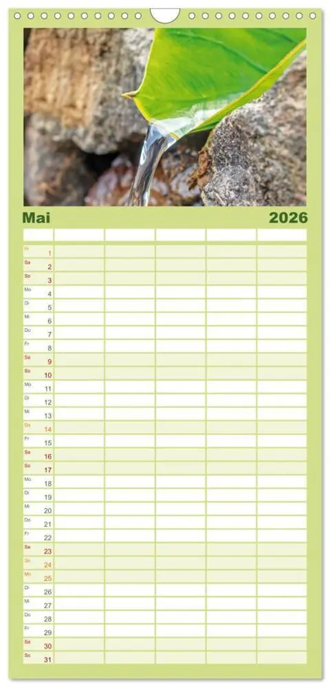 Bild: 9783516498509 | Familienplaner 2026 - Natur-Meditationen - Nimm Dir Zeit mit 5...