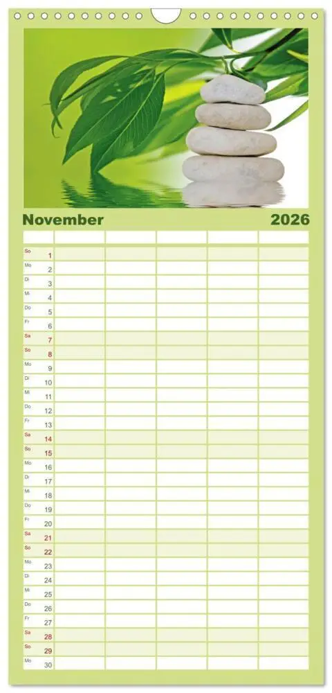 Bild: 9783516498509 | Familienplaner 2026 - Natur-Meditationen - Nimm Dir Zeit mit 5...