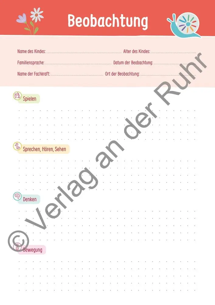 Bild: 9783834668509 | Der Beobachtungsblock für Kita-Kinder von 3-6 Jahren | 50 S. | Deutsch
