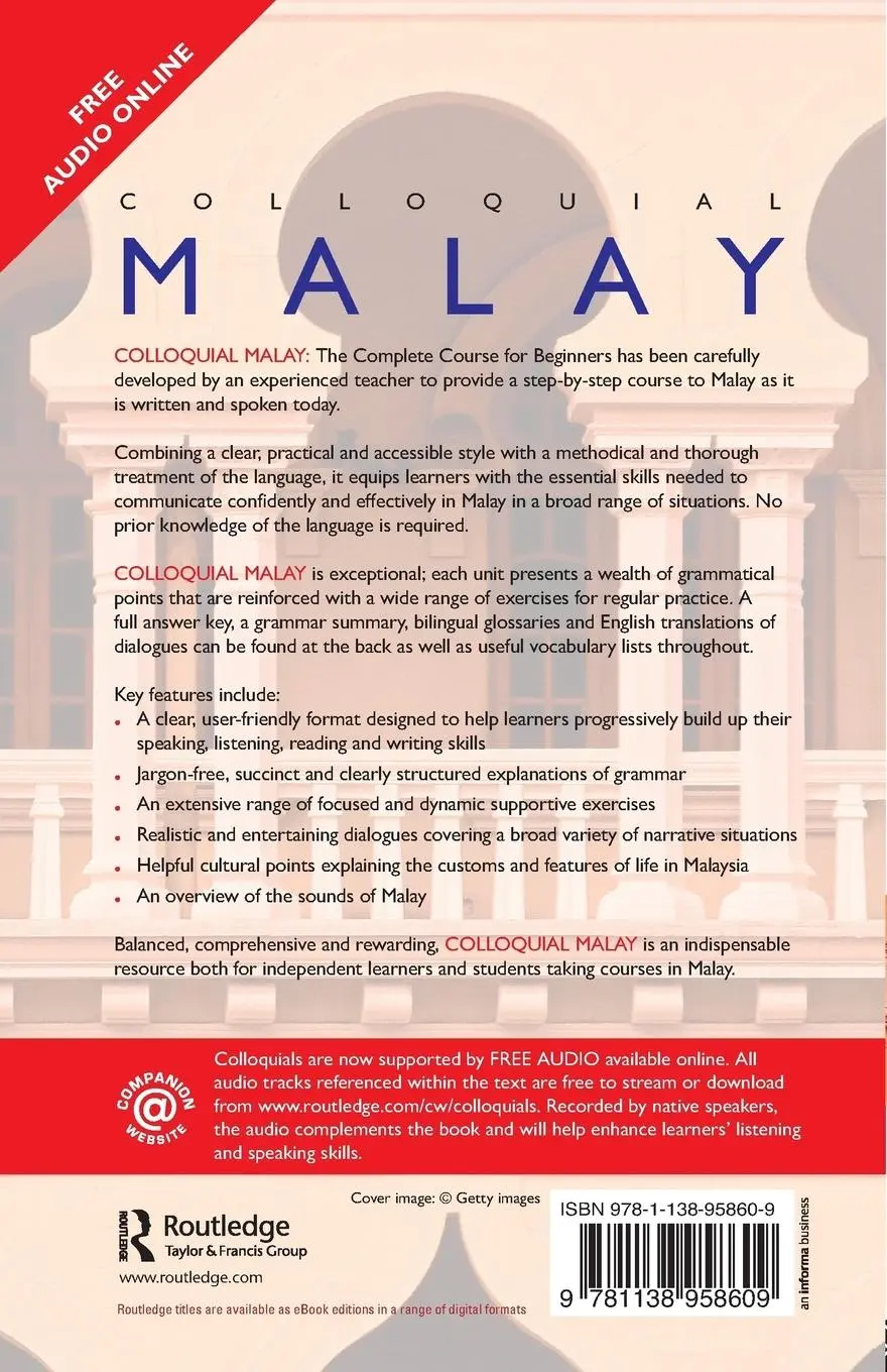 Rückseite: 9781138958609 | Colloquial Malay | The Complete Course for Beginners | Zaharah Othman