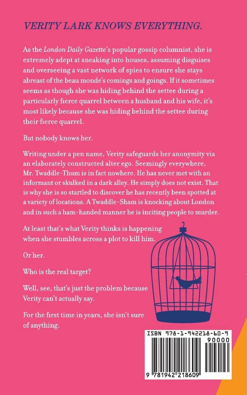 Rückseite: 9781942218609 | A Lark's Tale | A Regency Cozy | Lynn Messina | Taschenbuch | Englisch