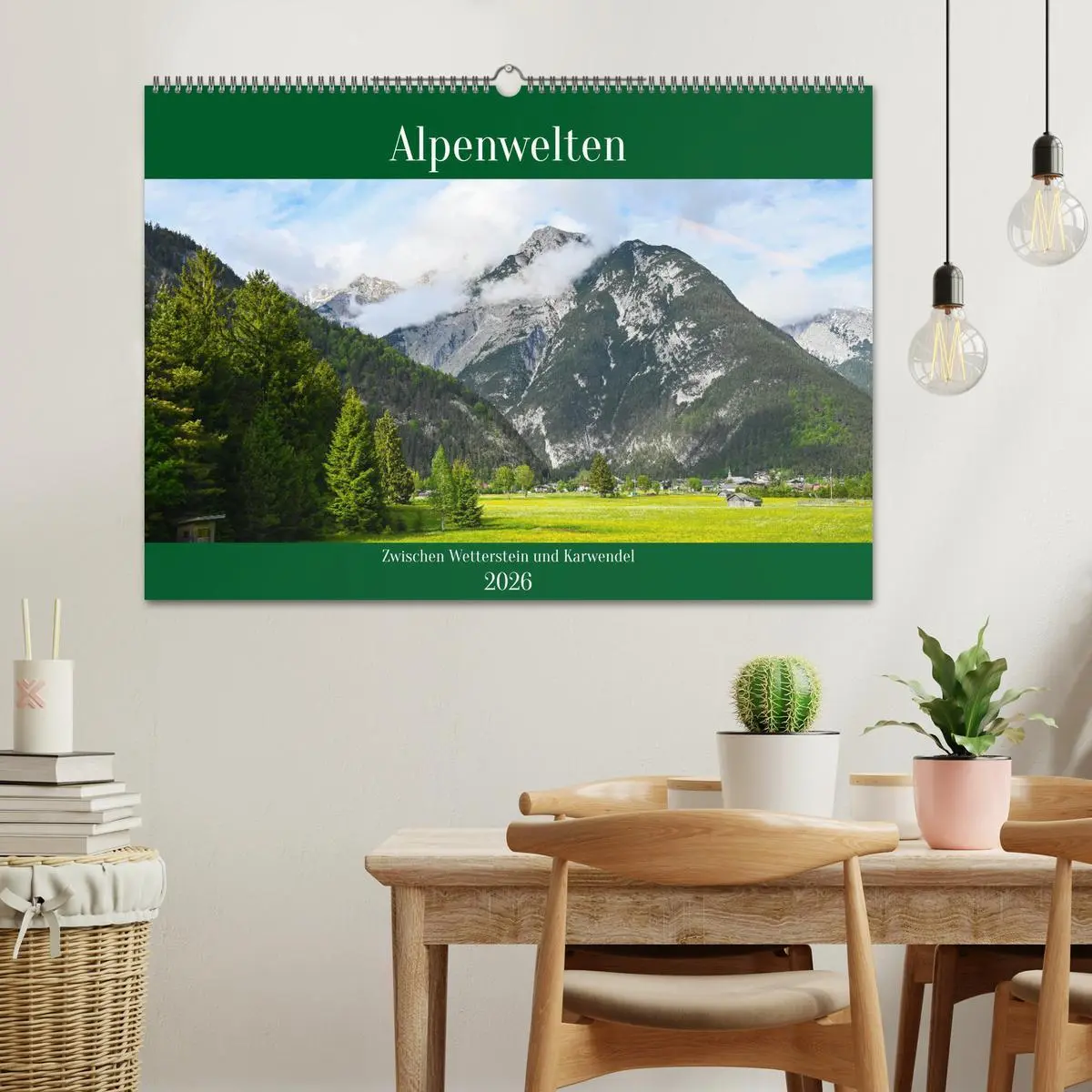 Bild: 9783457398609 | Alpenwelten-Zwischen Wetterstein und Karwendel (Wandkalender 2026...