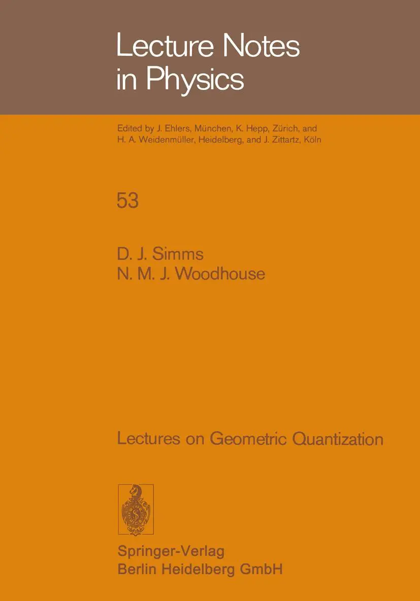 Cover: 9783540078609 | Lectures on Geometric Quantization | D. J. Simms (u. a.) | Taschenbuch
