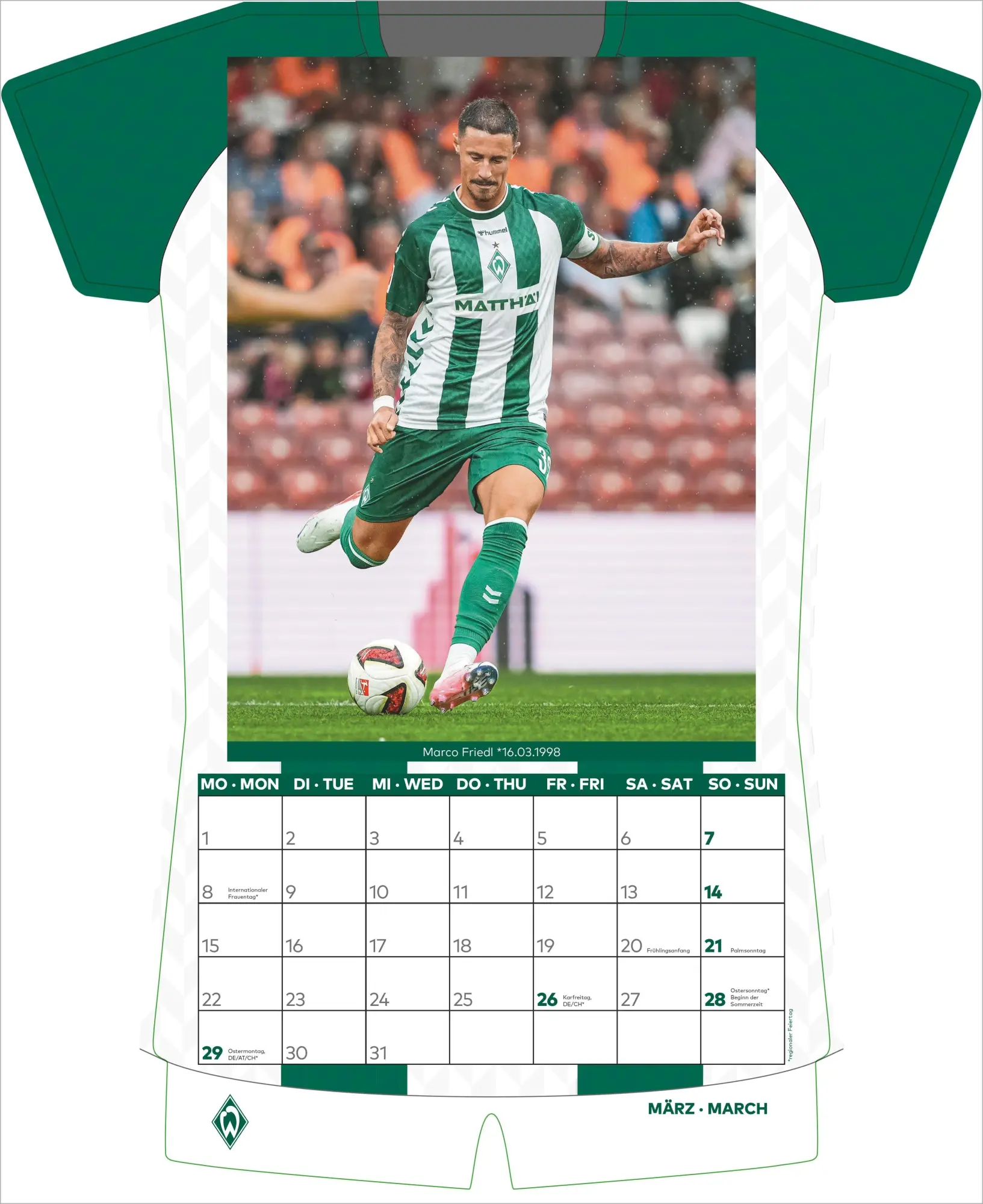 Bild: 4069095018709 | Werder Bremen 2027 | Neumann Verlage GmbH &amp; Co KG | Kalender | 14 S.
