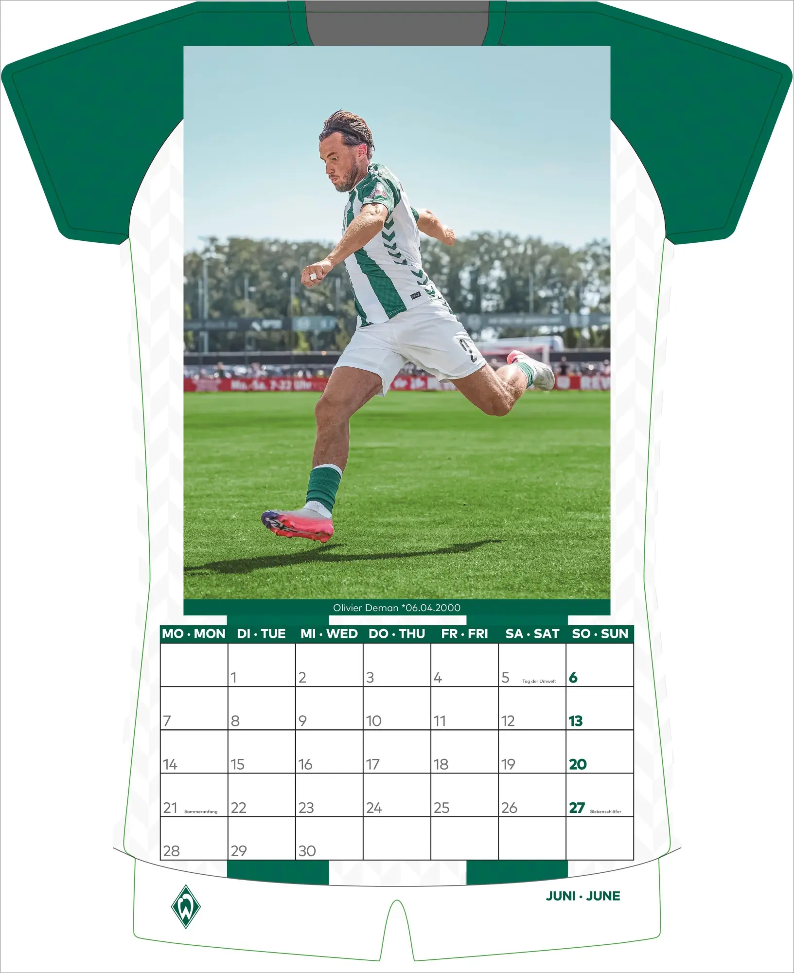 Bild: 4069095018709 | Werder Bremen 2027 | Neumann Verlage GmbH &amp; Co KG | Kalender | 14 S.