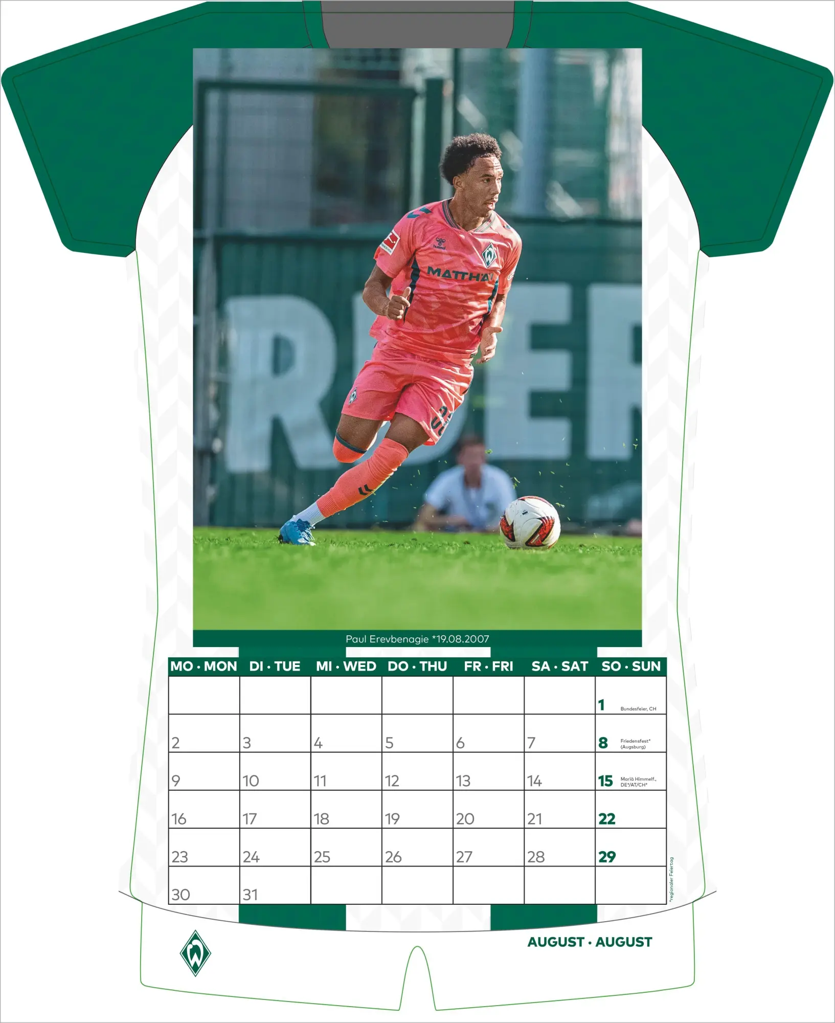Bild: 4069095018709 | Werder Bremen 2027 | Neumann Verlage GmbH &amp; Co KG | Kalender | 14 S.