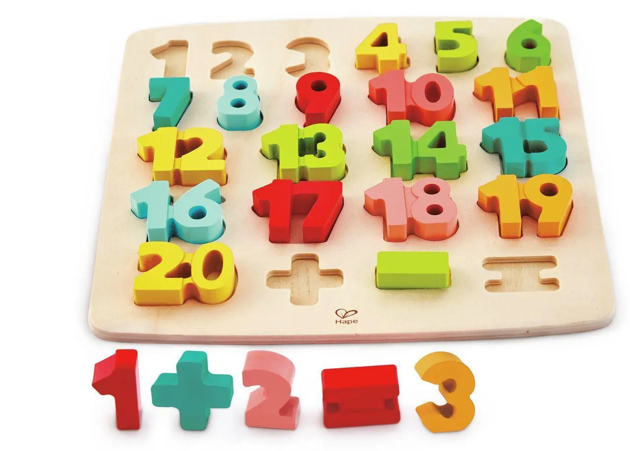Cover: 6943478018709 | Puzzle mit Zahlen und Rechensymbolen / 24 Teile | Spiel | E1550 | 2023