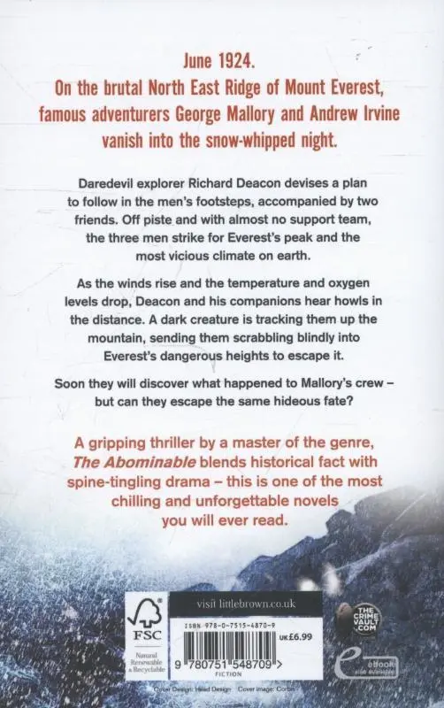 Rückseite: 9780751548709 | The Abominable | Dan Simmons | Taschenbuch | 728 S. | Englisch | 2014