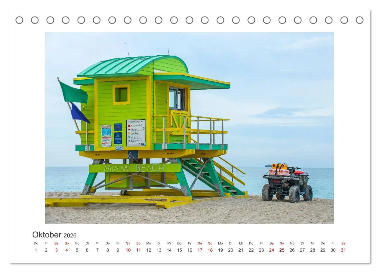 Bild: 9783457388709 | Miami - pulsierende Metropole (Tischkalender 2026 DIN A5 quer),...
