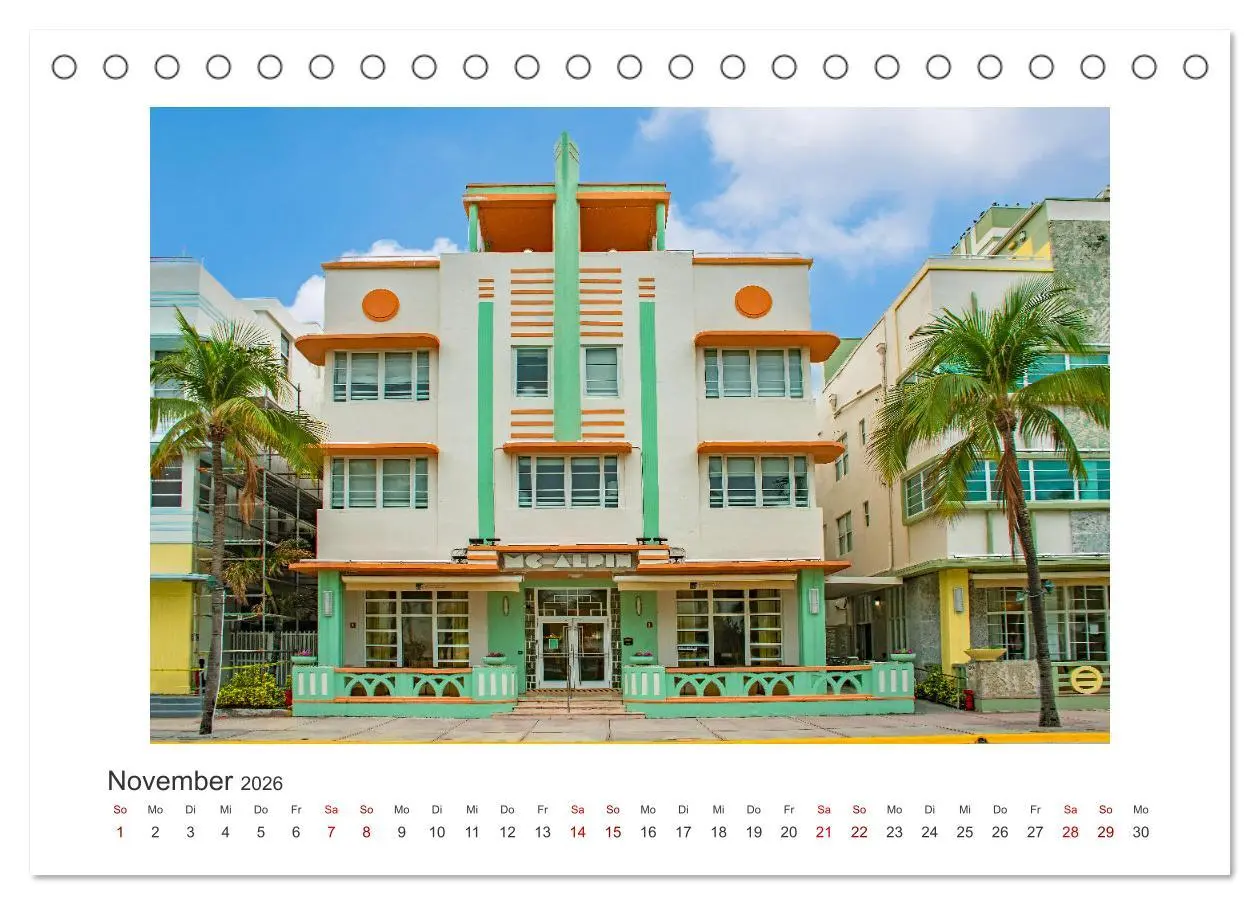 Bild: 9783457388709 | Miami - pulsierende Metropole (Tischkalender 2026 DIN A5 quer),...