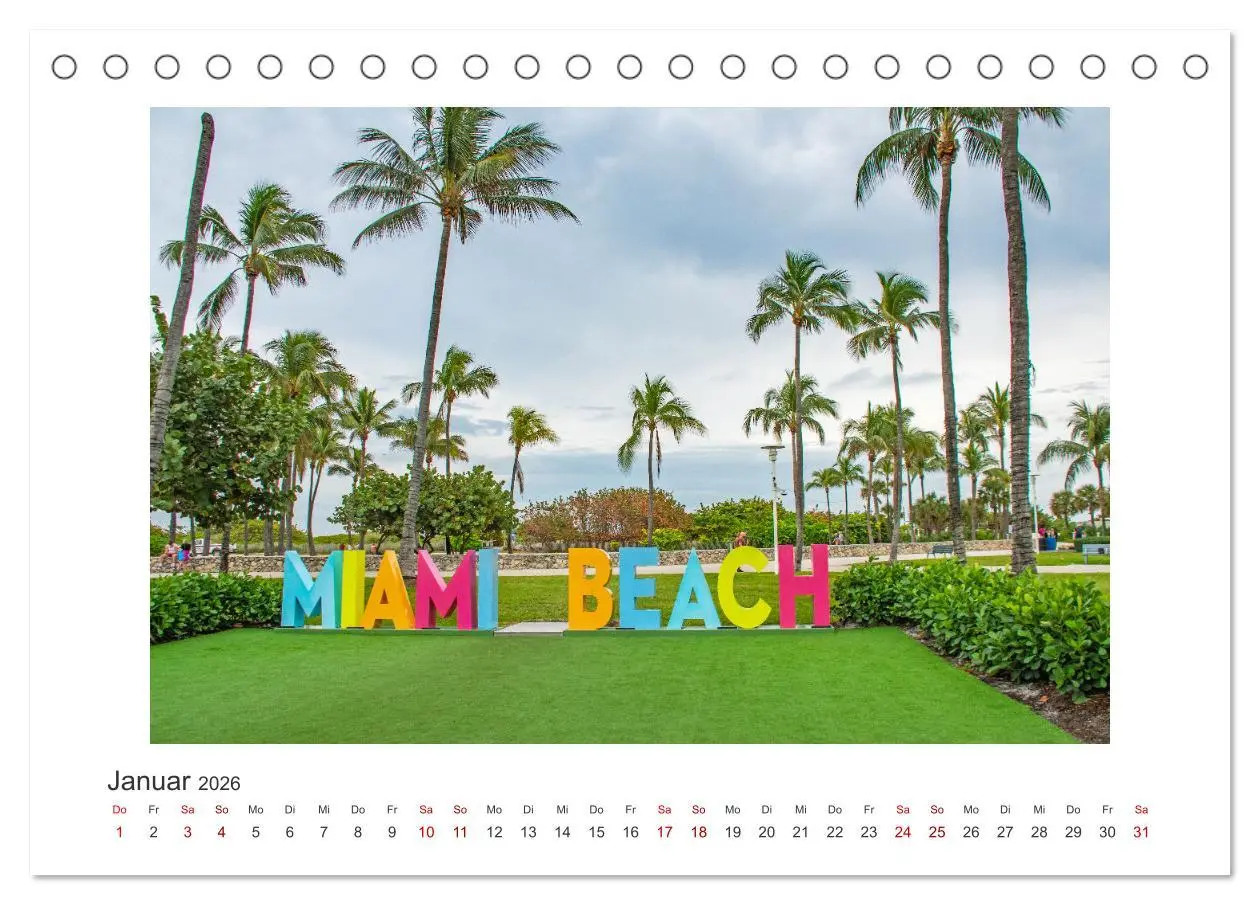 Bild: 9783457388709 | Miami - pulsierende Metropole (Tischkalender 2026 DIN A5 quer),...