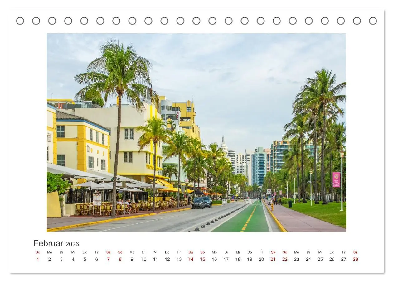 Bild: 9783457388709 | Miami - pulsierende Metropole (Tischkalender 2026 DIN A5 quer),...