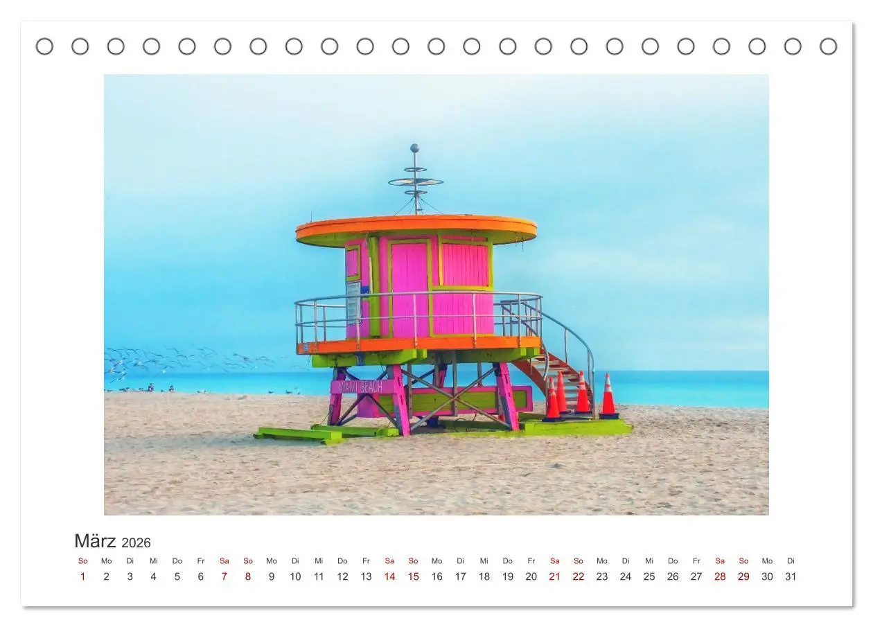 Bild: 9783457388709 | Miami - pulsierende Metropole (Tischkalender 2026 DIN A5 quer),...