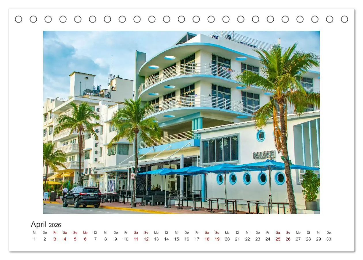 Bild: 9783457388709 | Miami - pulsierende Metropole (Tischkalender 2026 DIN A5 quer),...