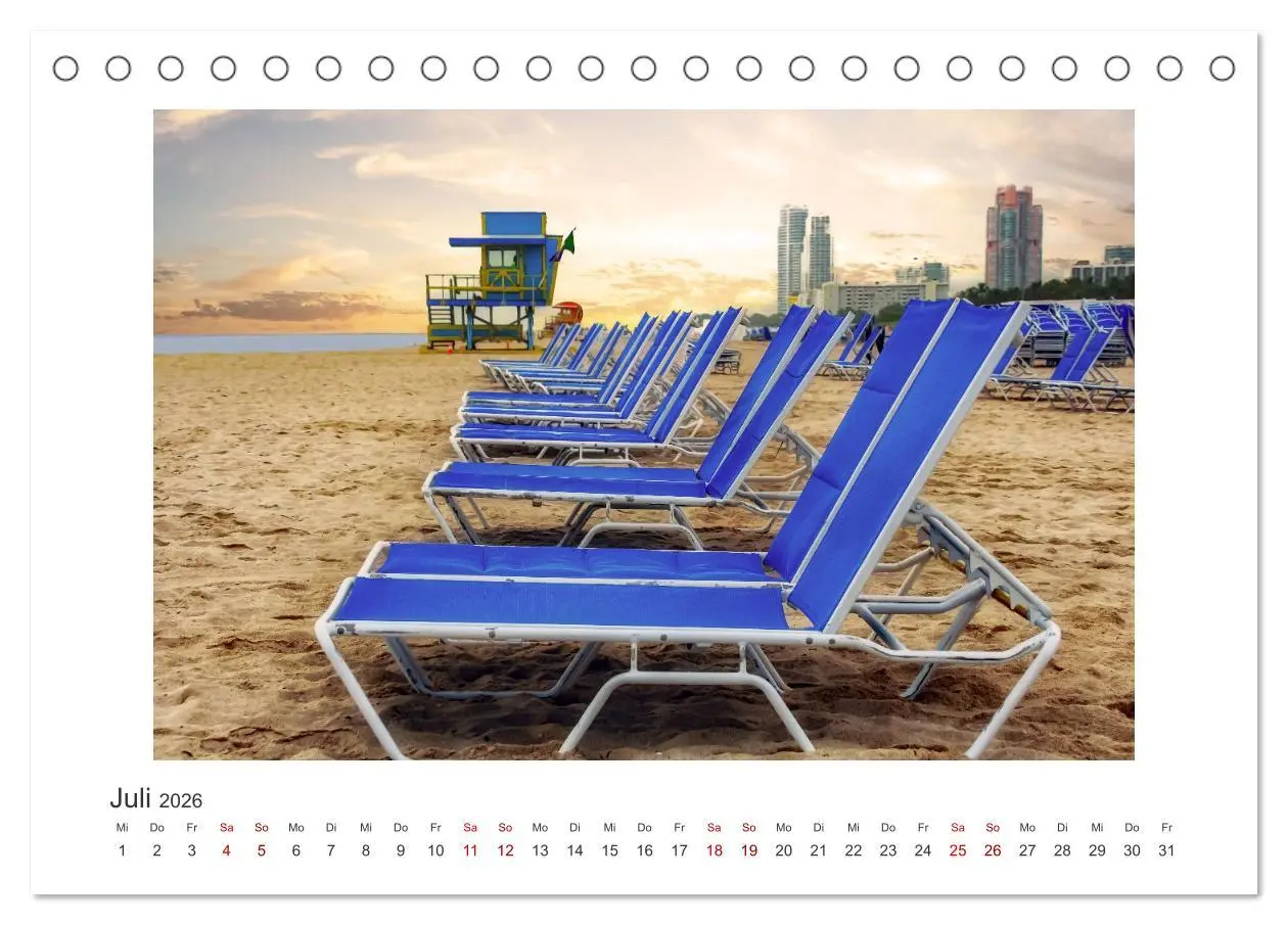 Bild: 9783457388709 | Miami - pulsierende Metropole (Tischkalender 2026 DIN A5 quer),...