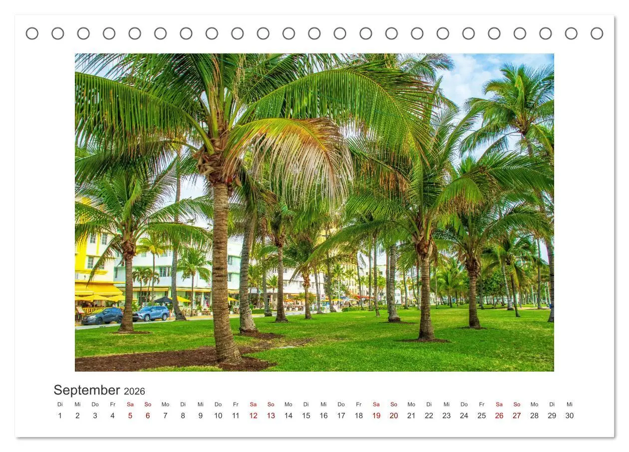 Bild: 9783457388709 | Miami - pulsierende Metropole (Tischkalender 2026 DIN A5 quer),...