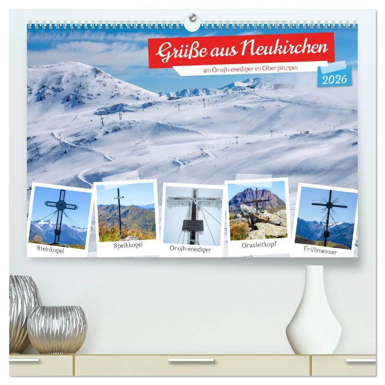 Cover: 9783457458709 | Grüße aus Neukirchen (hochwertiger Premium Wandkalender 2026 DIN A2...