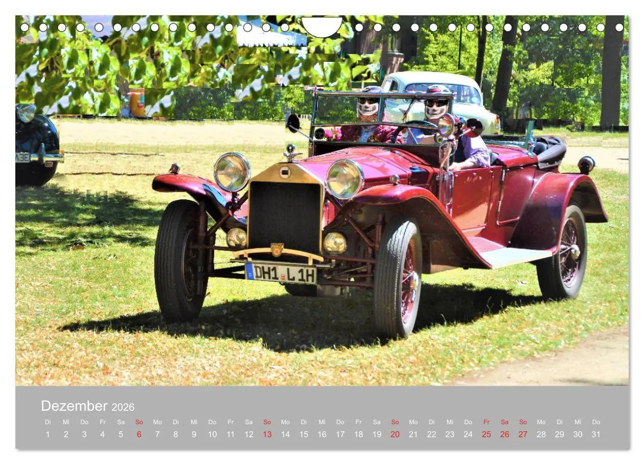 Bild: 9783457698709 | OLDTIMER-Event (Wandkalender 2026 DIN A4 quer), CALVENDO...