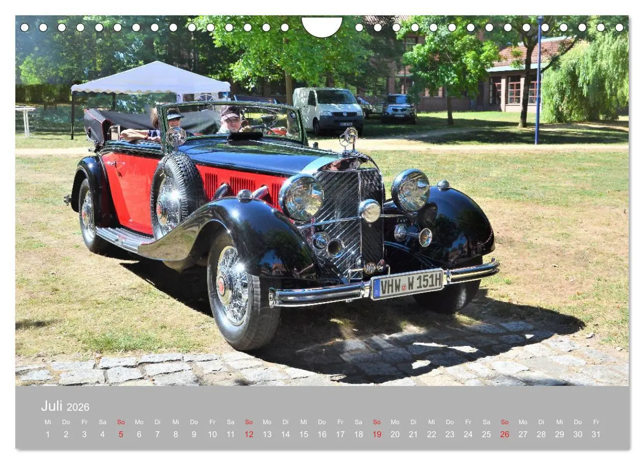 Bild: 9783457698709 | OLDTIMER-Event (Wandkalender 2026 DIN A4 quer), CALVENDO...