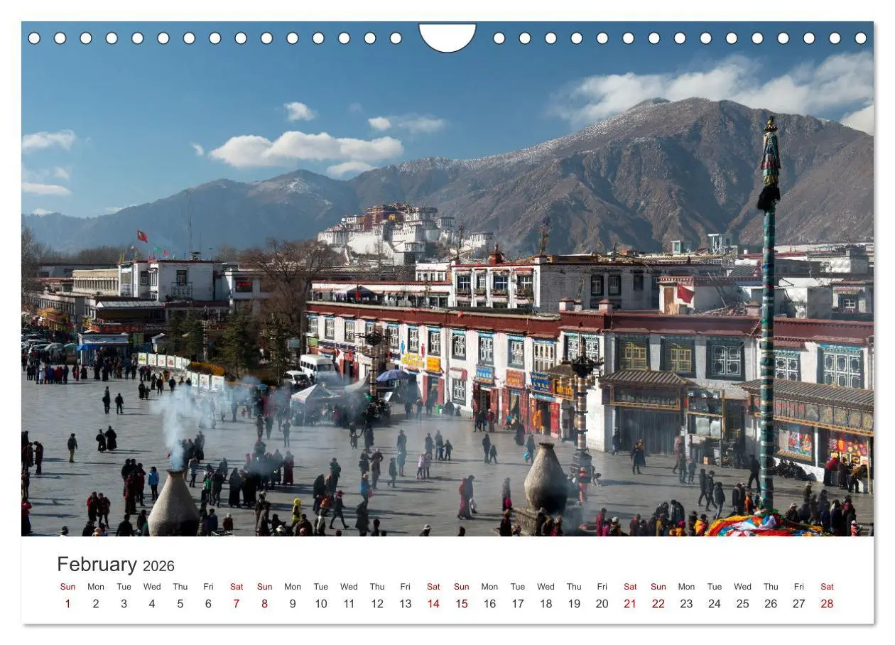 Bild: 9783516548709 | Tibet Monastery and landscapes (Wall Calendar 2026 DIN A4...