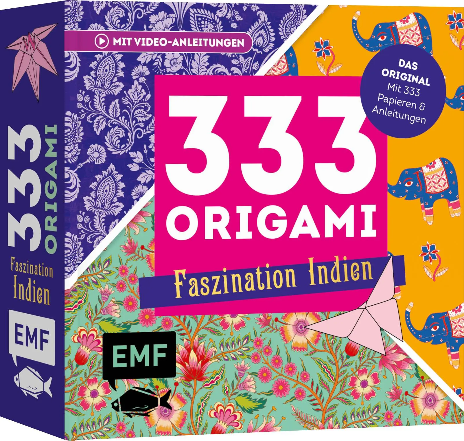 Cover: 9783745928709 | 333 Origami - Faszination Indien | Opulente Musterpapiere falten