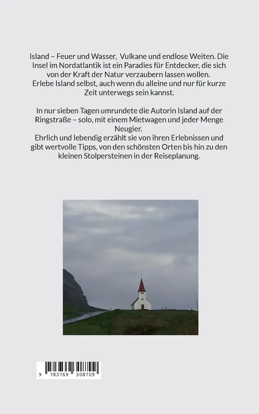 Rückseite: 9783769308709 | Alleine unterwegs auf Island | Eine Rundreise in sieben Tagen | Höhnke