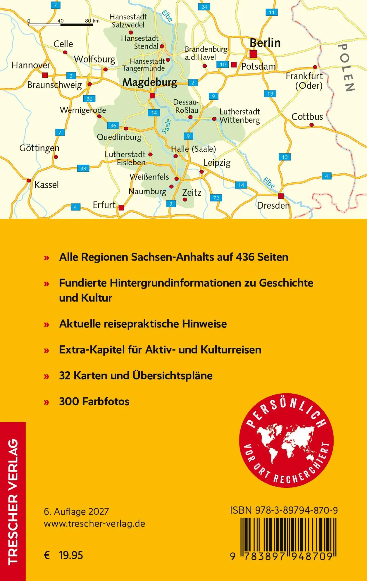 Bild: 9783897948709 | TRESCHER Reiseführer Sachsen-Anhalt | Heinzgeorg Oette | Taschenbuch
