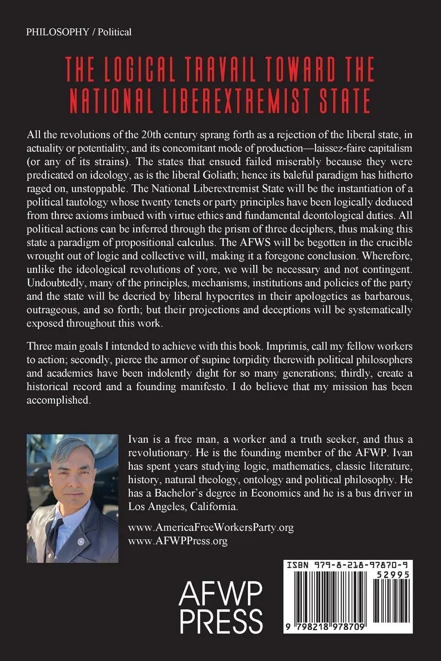 Rückseite: 9798218978709 | Beyond the Kakotopias of The Liberal State and its Nemeses | Buch