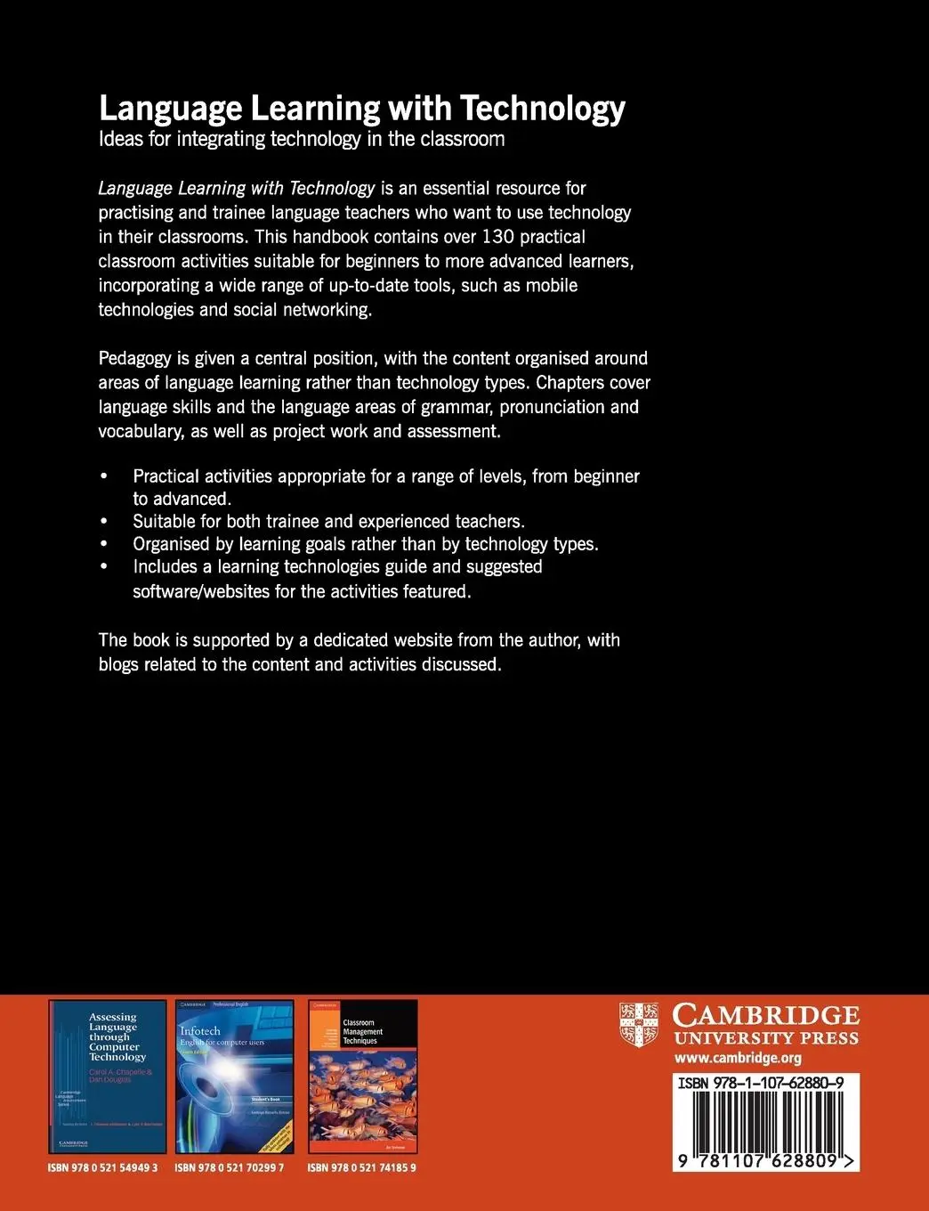 Rückseite: 9781107628809 | Language Learning with Technology | Graham Stanley (u. a.) | Buch