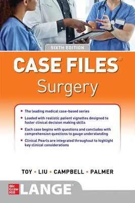 Cover: 9781260468809 | Case Files Surgery, Sixth Edition | Eugene C Toy (u. a.) | Taschenbuch