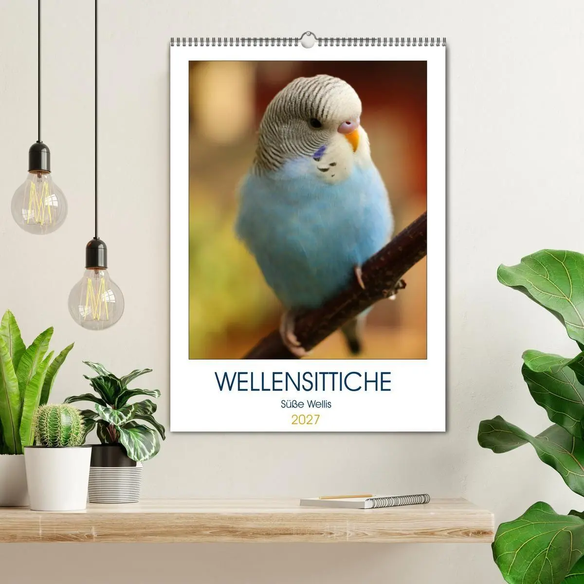 Bild: 9783569798809 | WELLENSITTICHE - Süße Wellis (Wandkalender 2027 DIN A2 hoch),...